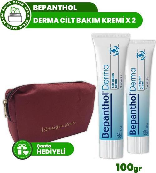 Derma Cilt Bakım Kremi 100 gr x 2, Slogan Çanta Hediyeli