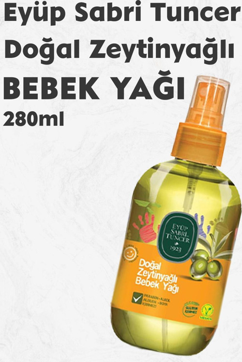 Doğal Zeytinyağlı Bebek Yağı 280 ml