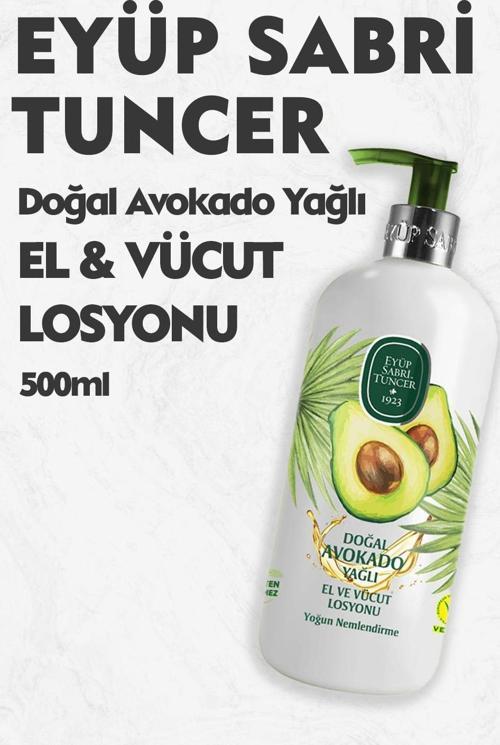 Doğal Avokado Yağlı El Ve Vücut Losyonu 500 ML