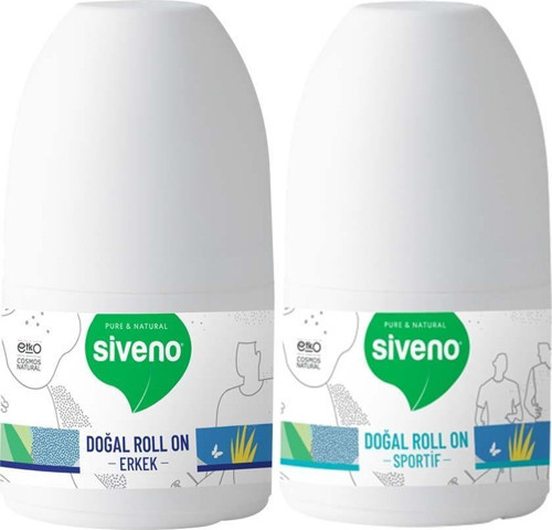 Doğal Roll-On Erkek Ve Sportive 50 ml