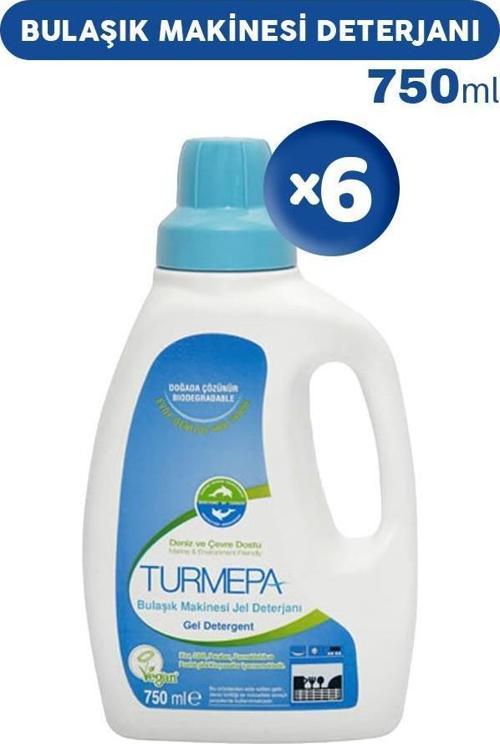 Jel Bulaşık Makinesi Deterjanı 750 ml x 6