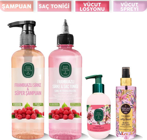 Frambuazlı Set, Japon Kiraz Losyon ve Vücut Spreyi