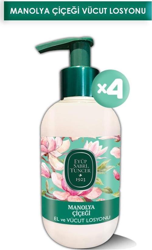Manolya Çiçeği El ve Vücut Losyonu 280 ml x 4