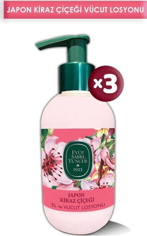 Japon Kiraz Çiçeği El ve Vücut Losyonu 280 ml x 3