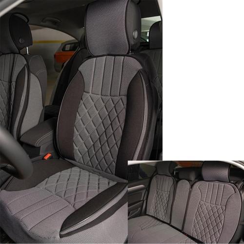 
Geely EmGrand Lüx Oto Koltuk Minderi Ön Arka 5'li Set ELEGANCE Serisi GRİ SİYAH