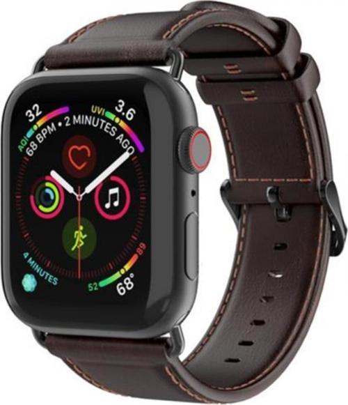 Hermes Loop Deri Apple Watch 38-40-41Mm Kordon Kayış, Ultra Hafif, Çelik Tokalı Kayış