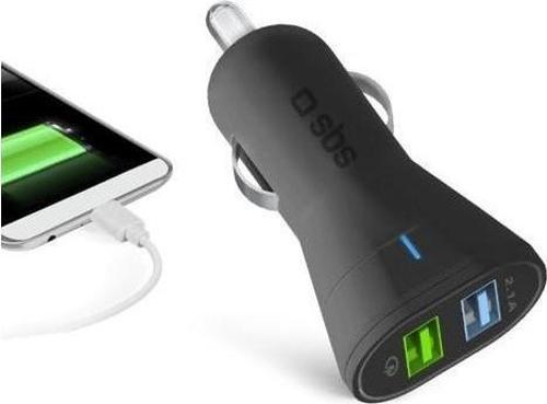 37331 TECR2USBQCH3 ARAÇ İÇİ 2.1 A 3.0 USB ÇIKIŞLI HIZLI ŞARJ ÖZELLİKLİ ARAÇ İÇİ ŞARJ CİHAZI