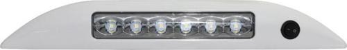 Plastik Açılı Anahtarlı Led Lamba Beyaz 12-24 V
