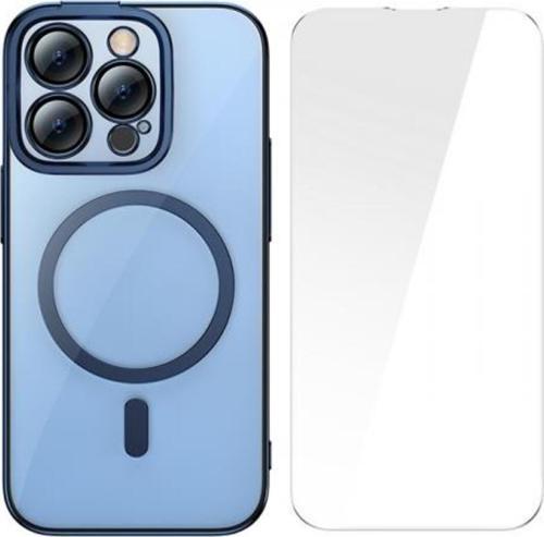14 Pro Magsafe Uyumlu Armor Kamera Korumalı Kılıf Ve Tempered Ekran Koruyucu Set 14 Pro Kılıf
