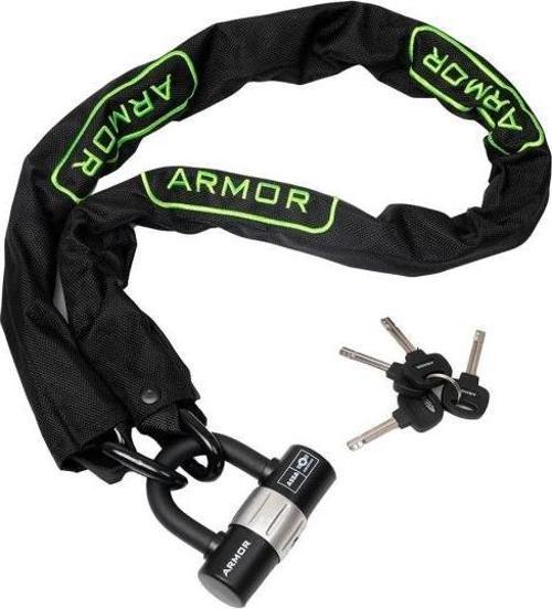 Armor Motosiklet İçin Yüksek Güvenlikli Dövme Çelik Zincir Kilit 10mmx1.20Mt-810 MV