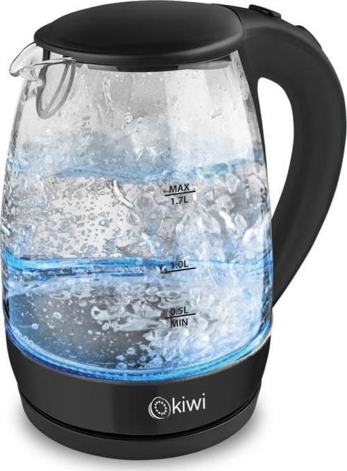 3328 Cam Su Isıtıcı Kettle Siyah