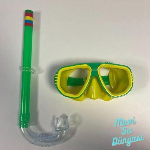 Çocuk Şnorkel Set 3 ile 7 Yaş Arası Deniz ve Havuz Maske Seti