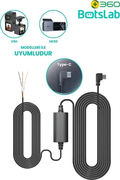 +360 Botslab Gen1 (Type-C) Park Modu Akü Bağlantı Kablo Kiti