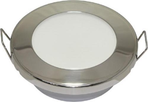 Krom Gömme Spot 12 V Gün Işığı   6 Led Yaylı