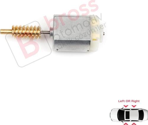 Renault Clio Dacia Sandero İçin Kapı Kilit FC280 12V Motor Metal Dişli Seti Toplam 57.20 mm