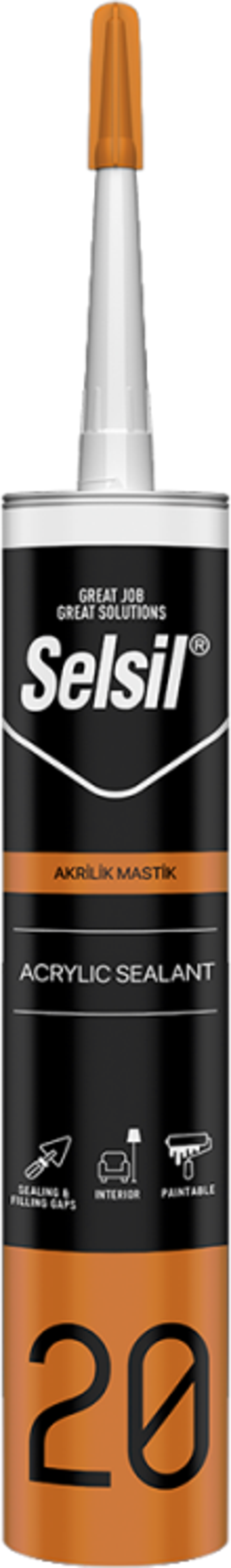 Akrilik Mastik Beyaz 500 gr