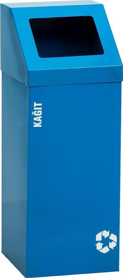 Tekli Metal Sıfır Atık Kutusu Geri Dönüşüm Çöp Kovası Kutusu
