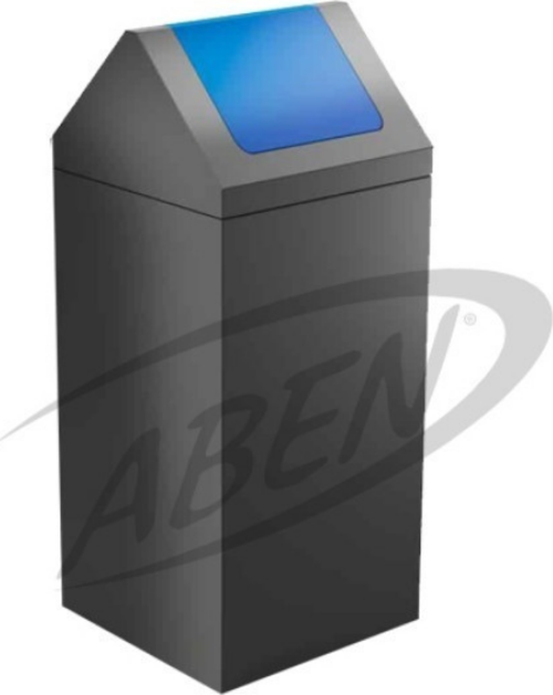 Tekli Metal Sıfır Atık Kutusu Geri Dönüşüm Çöp Kovası