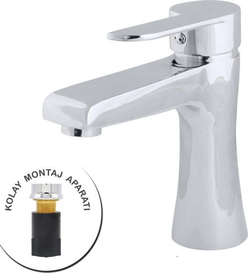 Criss Lavabo Bataryası pirinç gövde paslanmaz aç kapa banyo lavabo musluğu