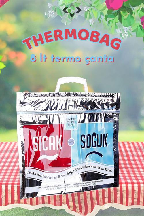 Thermobag Sıcak Soğuk Tutucu Termos Çanta Piknik Çantası Termoslu Piknik Sepeti Termal Çanta