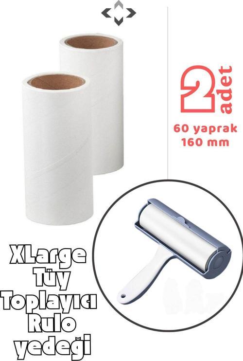 2Adet Xlarge Tüy Toplayıcı Rulo Yedeği Büyük Boy Yedek