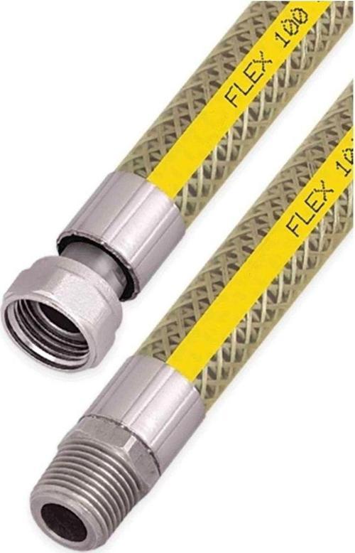 Ocak Fırın Doğalgaz Bağlantı Fleksi Extra Korumalı Hortum 1 Metre