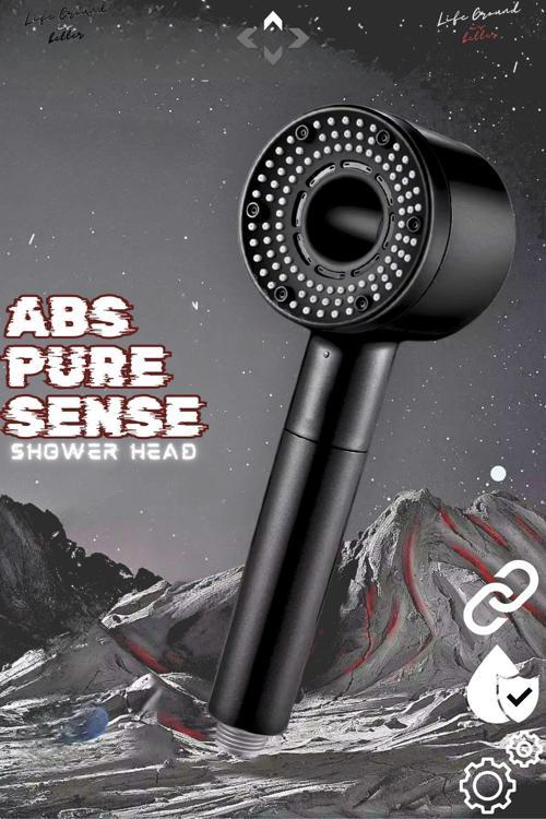Abs Pure Sense Basınçlı Duş Başlığı 5 Fonksiyonlu Abs Duş Telefonu Duş Seti Masajlı Duş Telefonu