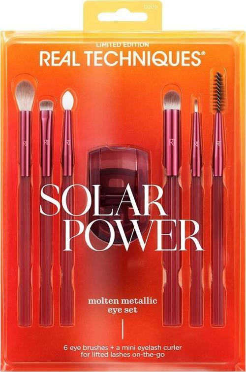 RT-0961 Solar Power Molten Limited Edition Metalik Göz Makyaj Fırça Seti