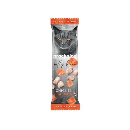 Softy Bites Tavuklu ve Somonlu Yumuşak Kedi Ödül Maması 24 Adet 10 Gr