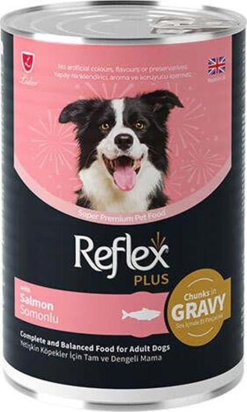 Plus Gravy Somonlu Et Parçacıklı Köpek Konservesi 400 Gr