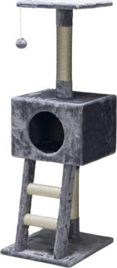 Oyun Kulesi Kedi Tırmalama Direği 40x35x110 Cm Gri