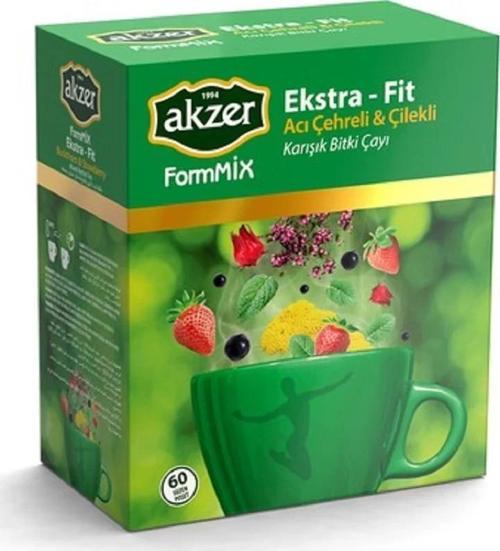 Acı Cehreli Çilekli Karışık Çay 60x1.5gr