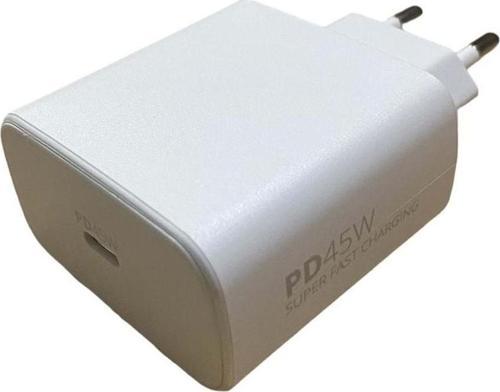 Samsung Galaxy S22 İle Uyumlu  45W PD Destekli Type-C Hızlı Şarj Adaptörü S45