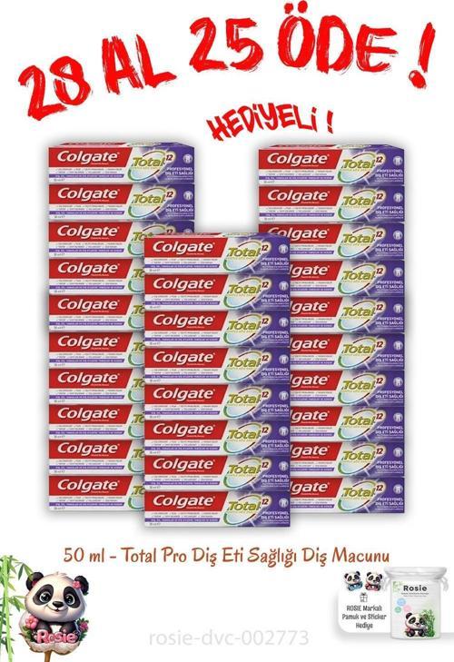 28 Al 25 Öde Total Pro Diş Eti Sağlığı Diş Macunu 50 ml