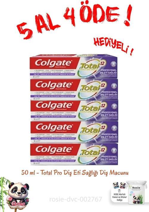 Total Pro Diş Eti Sağlığı Diş Macunu 50 ml 5 Al 4 Öde 