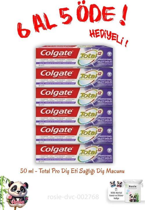 Total Pro Diş Eti Sağlığı Diş Macunu 50 ml 6 Al 5 Öde 