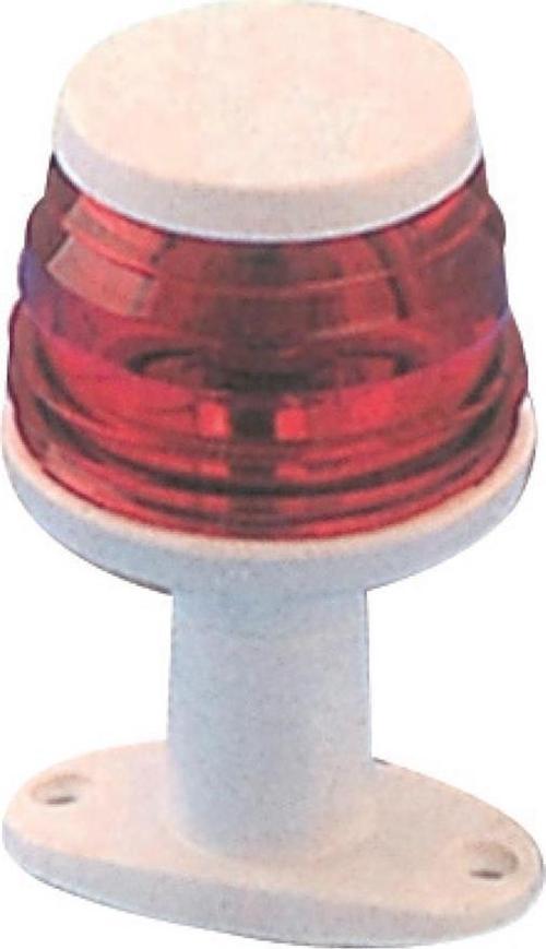 Tepe Lambası Ayaklı W-Kırmızı 12 V Led