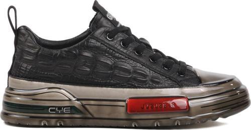 Siyah Hakiki Deri Erkek Spor Ayakkabı 24K510-3 M