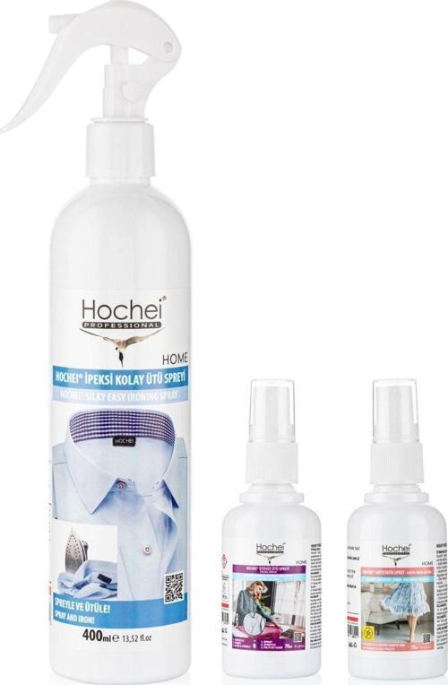 Hochei Paket 7 / İpeksi Kolay Ütü 400 ml - Ütüsüz Ütü 70 ml - Antistatik 70 ml