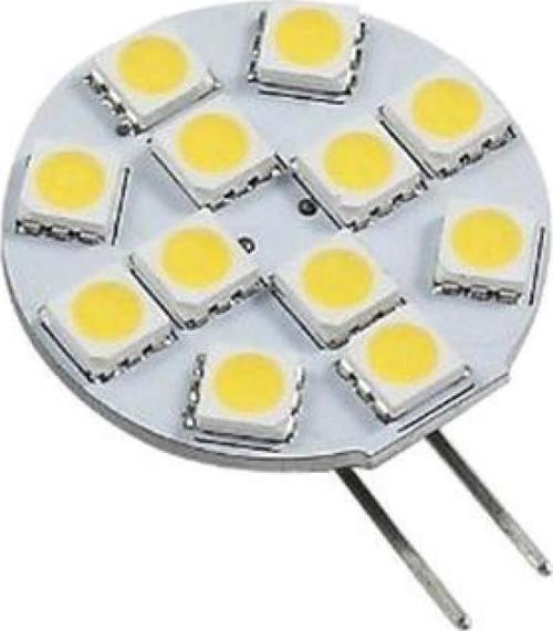 12 Led'Li G4 Ampül Yan Gün Işığı 12-24 V