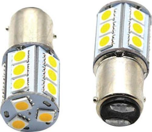18 Led'Li Ampül Çapraz Tırnak Beyaz 9-30 V