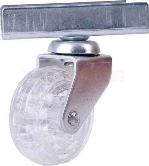 327 - 50x20'lik Şeffaf Makaralı Uzun U Tablalı Teker 4 ADET