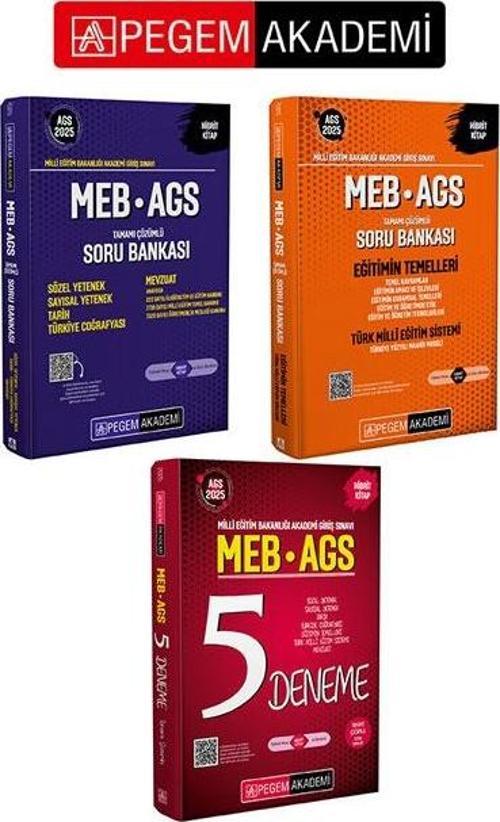 PEGEM AKADEMİ 2025 MEB-AGS Eğitimin Temelleri-Türk Milli Eğitim Sistemi Soru Bankası-Temel Kavram-Eğ