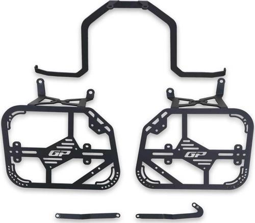 Benelli TRK 702 X 2024 Uyumlu Yan Çanta Demiri Siyah