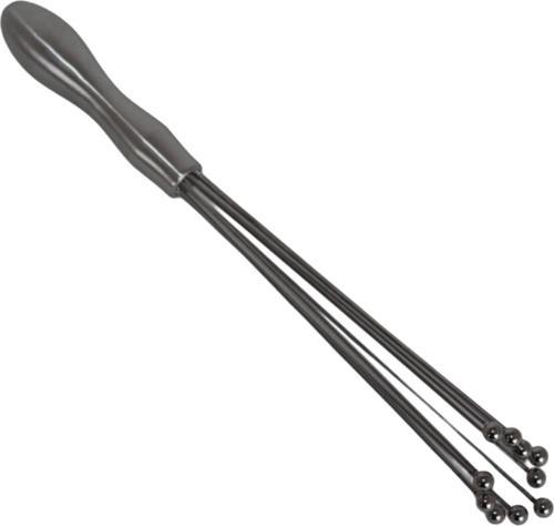 Paslanmaz Çelik Top Krema Yumurta Çırpıcı 30 cm Boncuk Uçlu Yumurta  Çırpıcı 