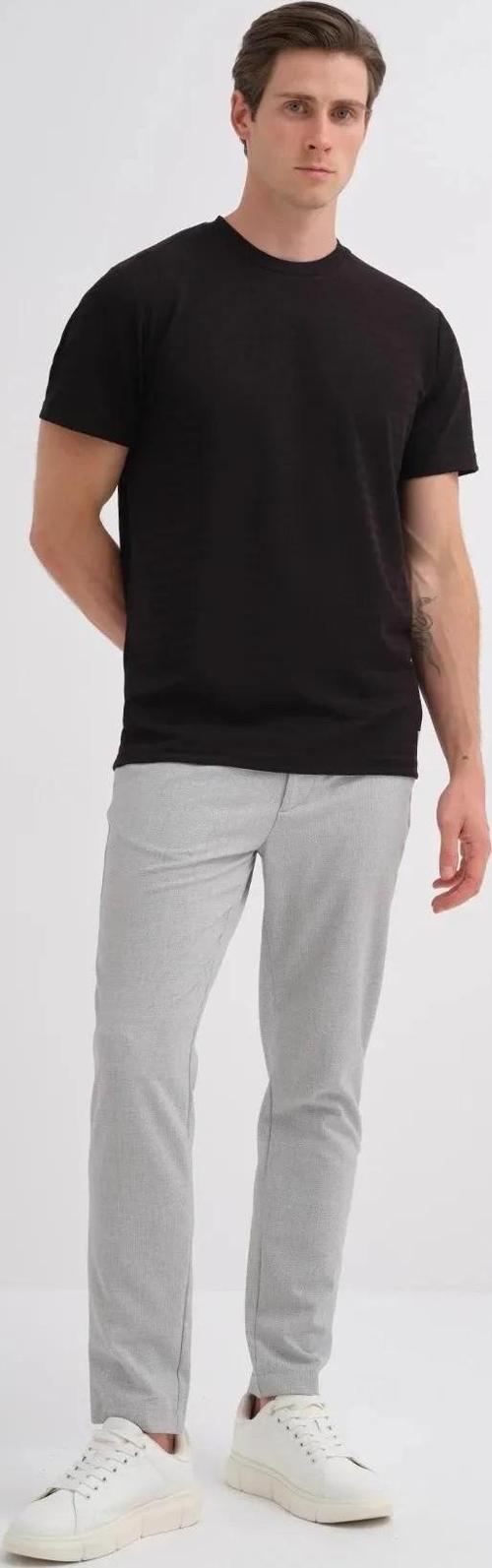 CAZ 4047 BIS YK T-SHIRT SİYAH