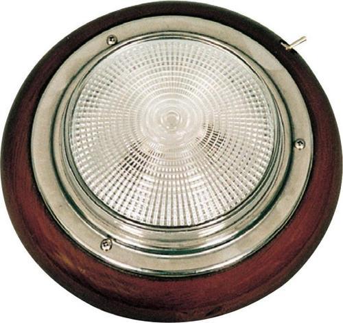 Tavan Lambası 15 Cm Ahşap Ampul