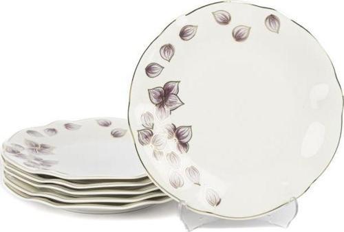Plum 6lı Beyaz Pasta Tabağı 21cm