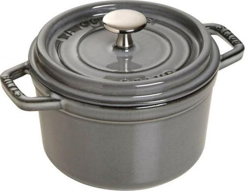 Demir Döküm Mini Tencere Grafit Gri 14 Cm 0.8 Litre