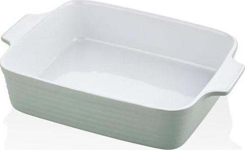 Rossallını Lıfe Brandanı Dıkdortgen Yeşil Fırın Kabı 33X23X7 Cm